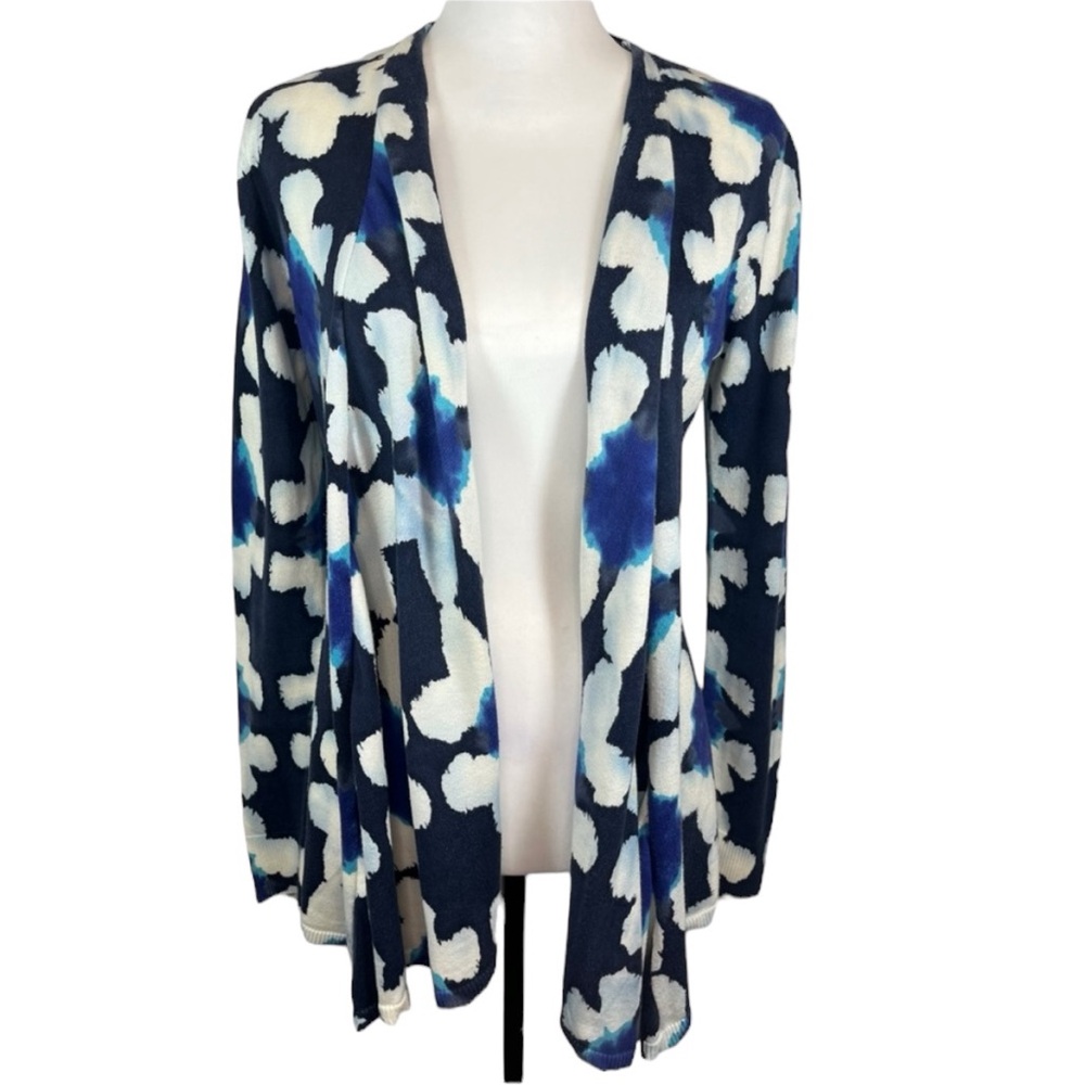 Tabitha Blue Patterned Cardigan Size S